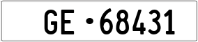Truck License Plate